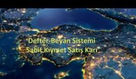 Defter Beyan Sistemi Sabit Kıymet Satış Karı