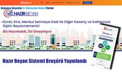 Hazır Beyan Sistemi Broşürü Yayınlandı