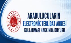Arabulucuların Elektronik Tebligat Adresi Kullanması Hakkında Duyuru