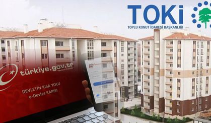 E-devlet üzerinden TOKİ başvuru sorgulama ekranı açıldı.