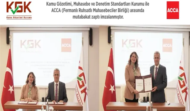 ACCA (Fermanlı Ruhsatlı Muhasebeciler Birliği) ile Kurumumuz arasında iş birliği protokolü imzalanmıştır.