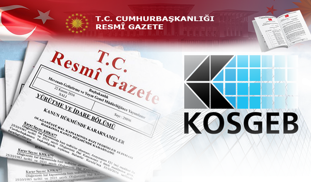 KOSGEB DESTEK PROGRAMLARI YÖNETMELİĞİ