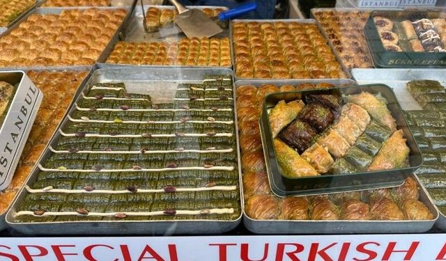 Bir dilim baklavanın fiyatı 80 lira oldu...