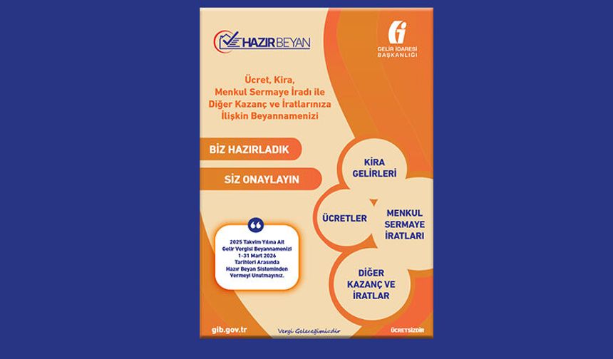 Hazır Beyan Sistemi Broşürü Yayımlandı