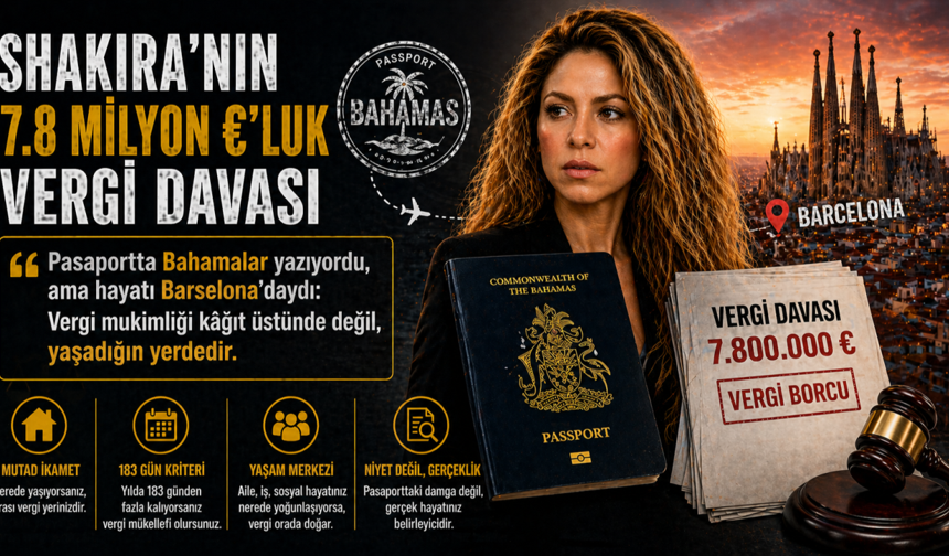 Pasaportta Bahamalar yazıyordu, ama hayatı Barselona’daydı: Vergi mukimliği kağıt üstünde değil, yaşadığın yerdedir...