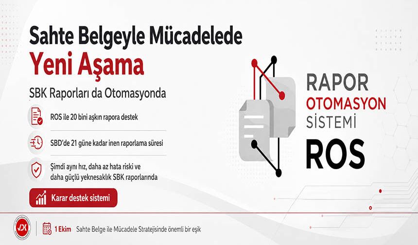 Sahte Belgeyle Mücadelede Yeni Aşama: SBK Raporları da Otomasyona Alındı