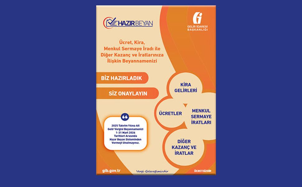 Hazır Beyan Sistemi Broşürü Yayımlandı