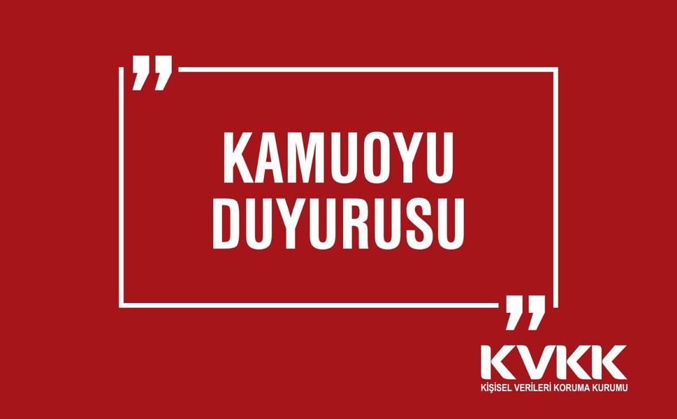 2025 Yılı Veri Sorumlularının VERBİS'e Kayıt ve Bildirim Süresi Hakkında Kamuoyu Duyurusu