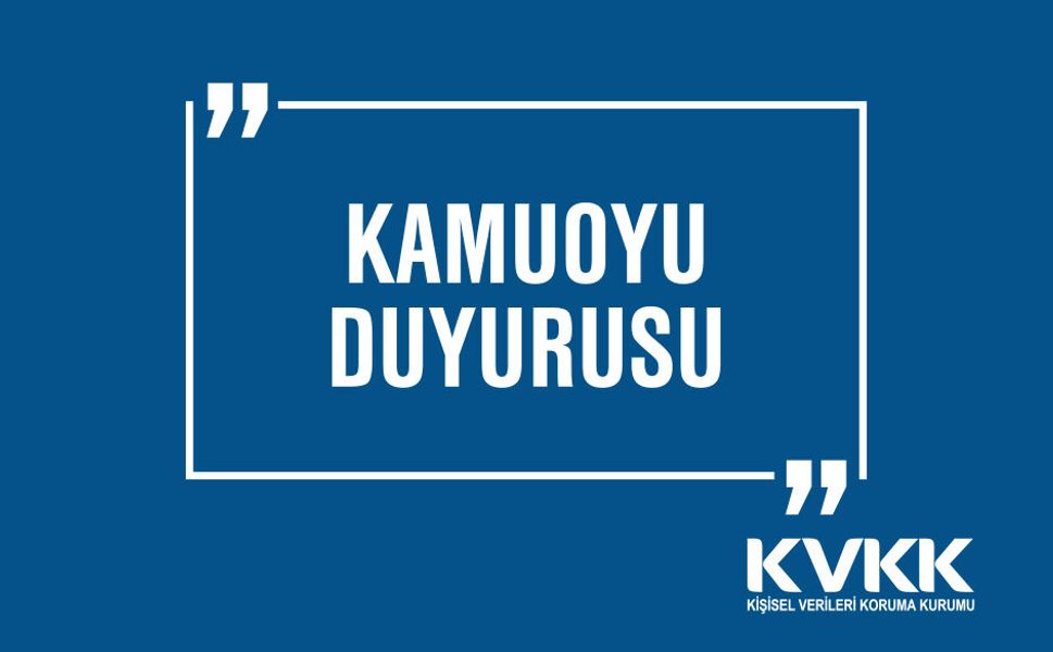 Belediyelerin Turistik Tanıtım Amacıyla Yaptığı Canlı Yayınlar Hakkında Kamuoyu Duyurusu